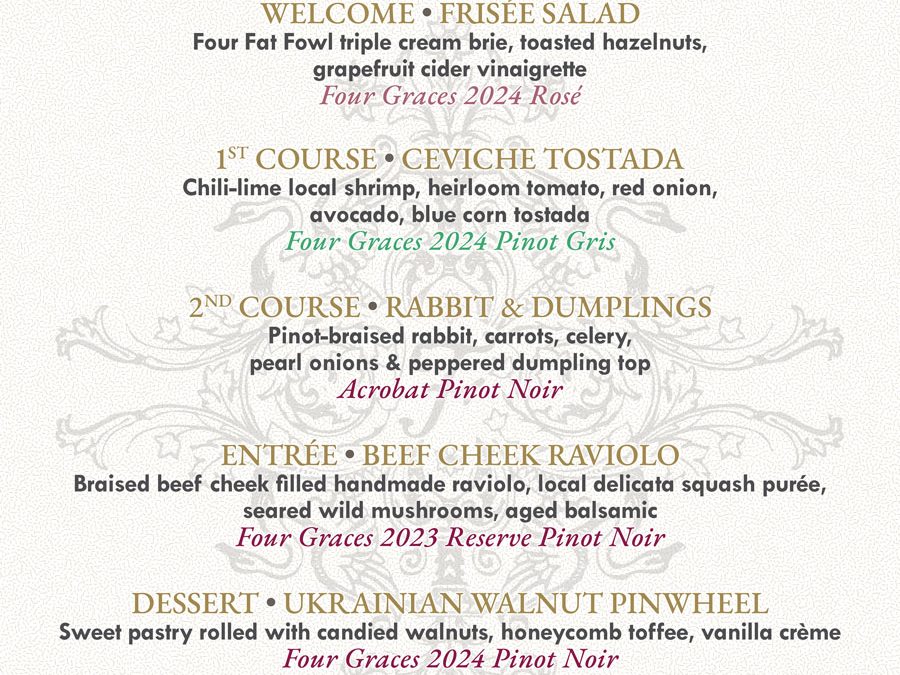 Four Graces Wine Dinner